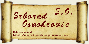 Srborad Osmokrović vizit kartica